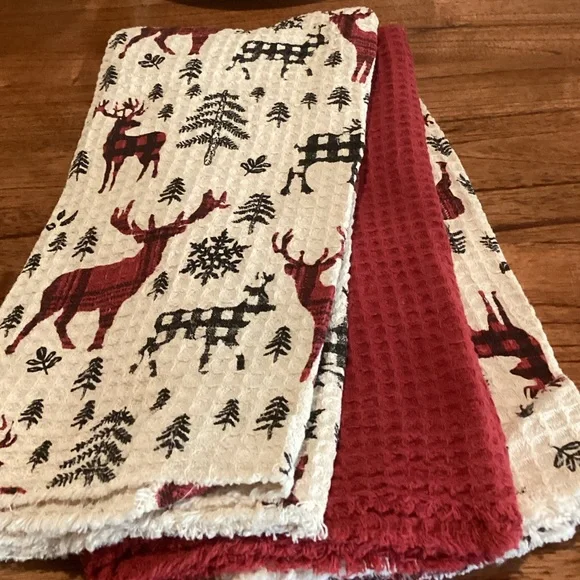 Christmas Kitchen Towels - Set of 3