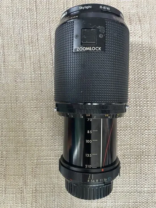 Kiron 70-210mm f/4 Macro Zoom Lens Canon FD Mount w/ Filter Made in Japan