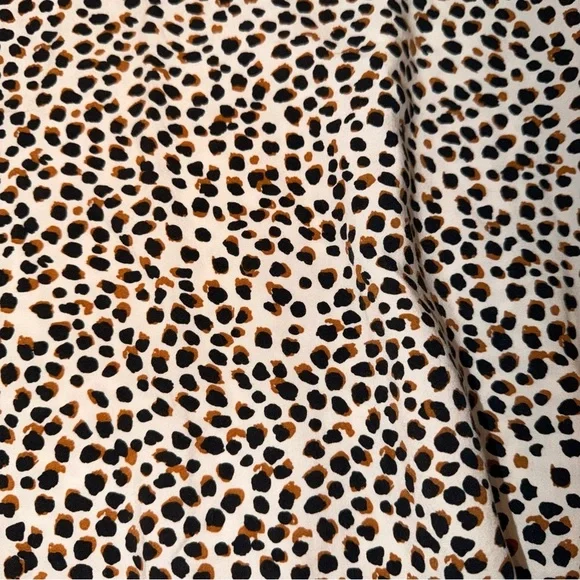 Old Navy Toddler Girls Leopard Print Swing Dress 3T Short Sleeve