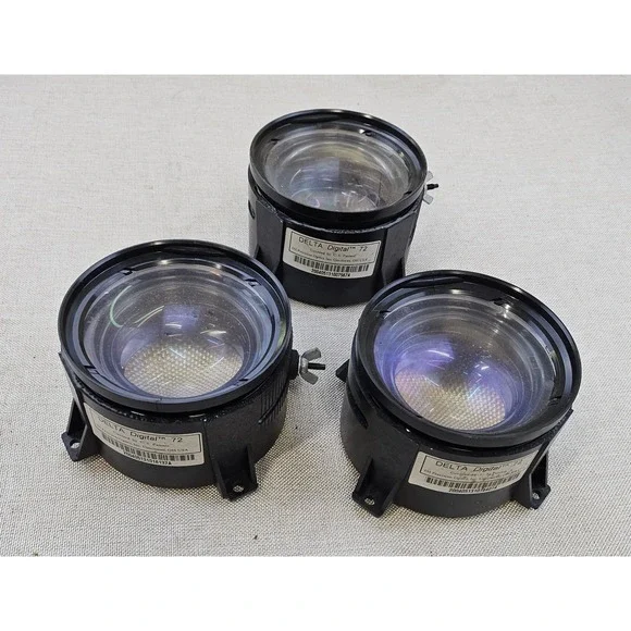 DELTA Digital 72‎ Lenses 3M Precision Optcs Inc Cincinnati OH USA Lot of 3