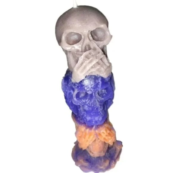 Hand crafted limited edition from our raging skull candle collection