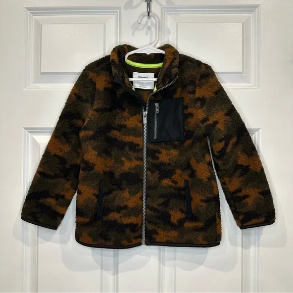 Old Navy Sherpa‎ Zip Up Size 5T