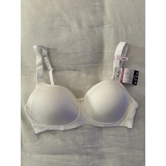 NEW Playtex Wirefree Bra Secrets Shaping Balconette Adjustable Comfort Strap 36D