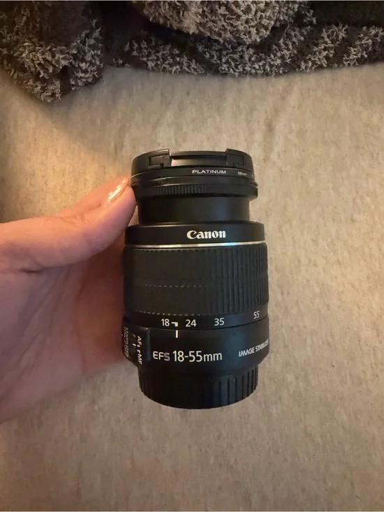 Canon Black EF-S 18-55mm Standard Zoom Lens