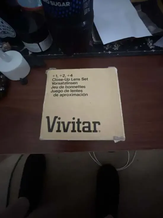 Vintage NOS Vivitar 52mm Close-Up Lens Set (+1, +2, +4) with Case and Box