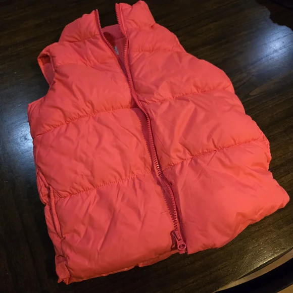 Old Navy Coral Puffer Vest