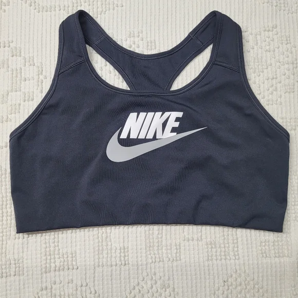 Nike Dri-Fit Black Racerback Sports Bra with Wide Straps , Size XL