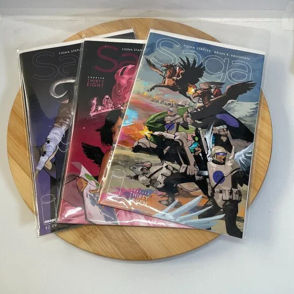 Image Comics Saga Lot #37 - #39 2015 1st Print Comic Books Brian K Vaughn
