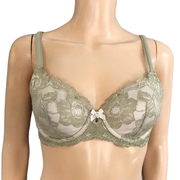 Victoria’s Secret Lined Demi Bra Lace Cup Underwired Multi-way