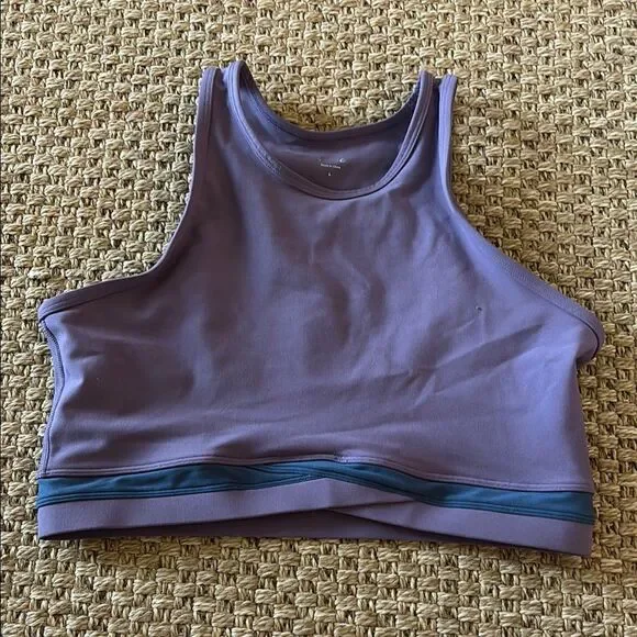 Johnny Was Purple and Teal Bra