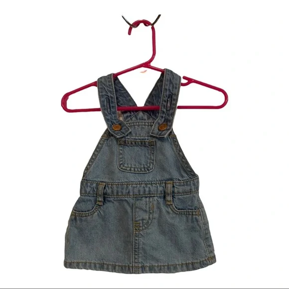 Old Navy baby‎ denim overall dress