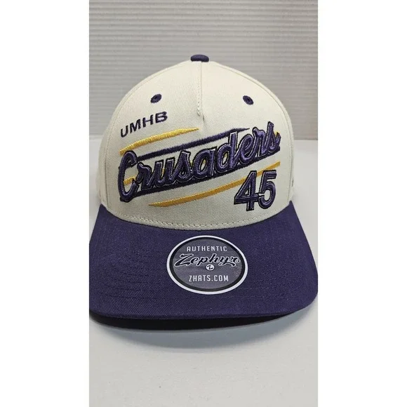 University of Mary Hardin-Baylor Crusaders‎ Baseball Cap White/beige Size 45