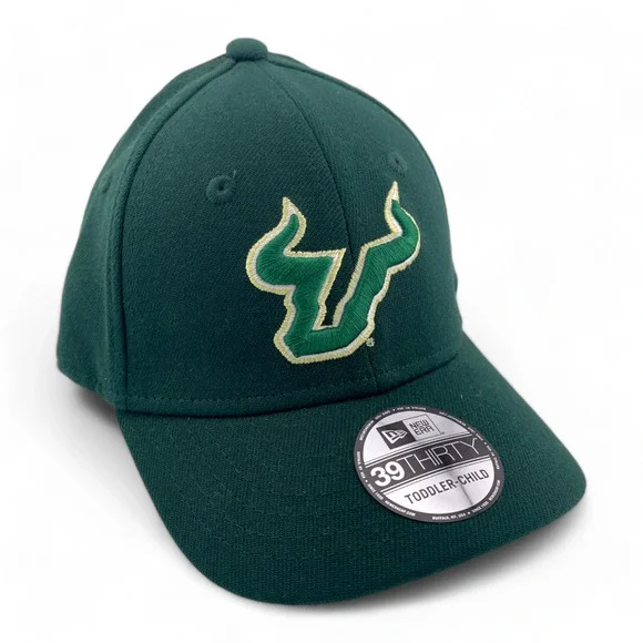 New Era University of South Florida Bulls USF 39Thirty Kids Toddler Child‎ Hat