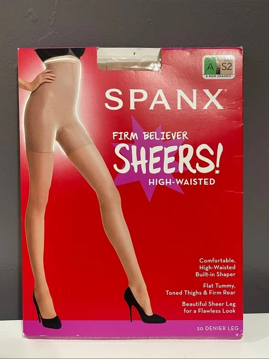 NWT Spanx High Waisted Full Length Sheer Panty Hose