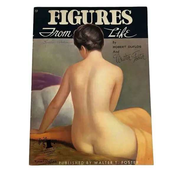 Figures From Life By Robert Duflos‎ And Walter Foster How To Draw Books