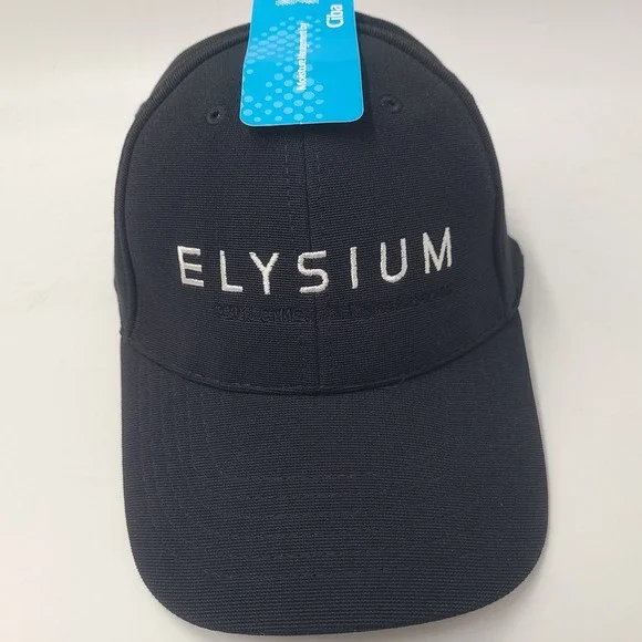 Elysium Movie Promo Hat Flex Fitted 2013 Action Sci-Fi Black Men Polyester Blend