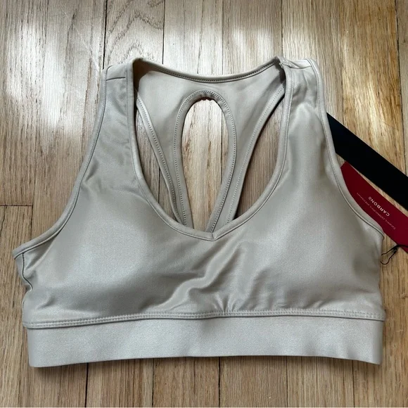 Carbon38 takara shine sports bra‎ size xs tan women’s