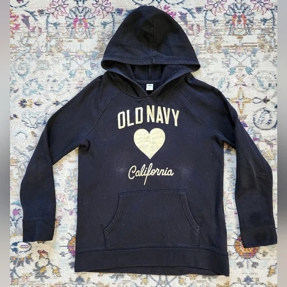 Old Navy, Black Pullover Hoodie, sz XL 14