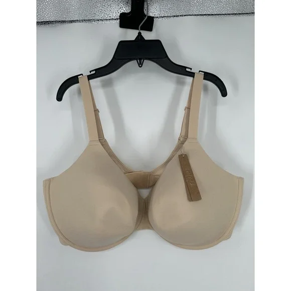 Skims Fits Everybody T Shirt Bra Sand Underwire Padded‎ Tan Beige Size 44DDDD