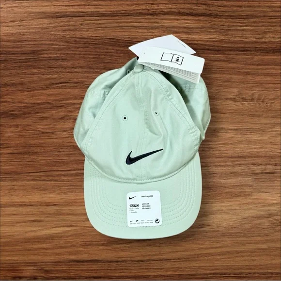 NWT Nike Golf‎ Hat One Size Adult Unisex CU9890-017 Heritage86 Drifit Green