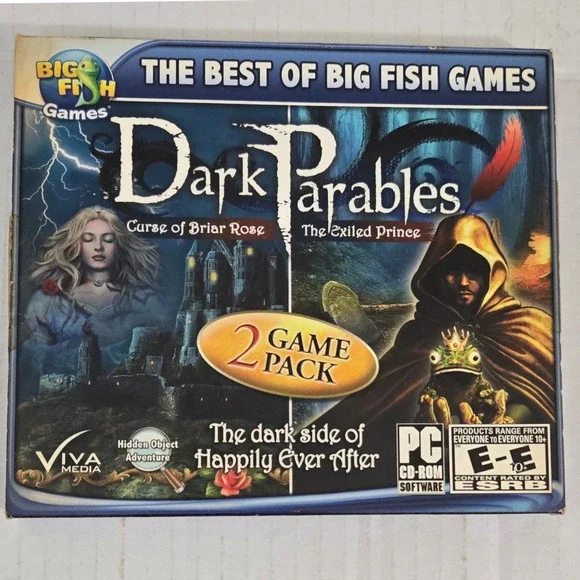 Dark Parables 2 Game Pack PC Game Curse of Briar Rose Exiled Prince CD