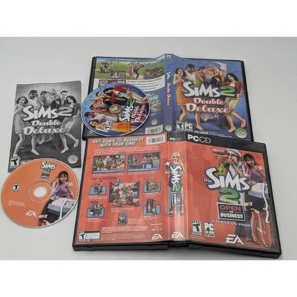 Sims 2: Double Deluxe (PC: Windows, 2008) With Expansions