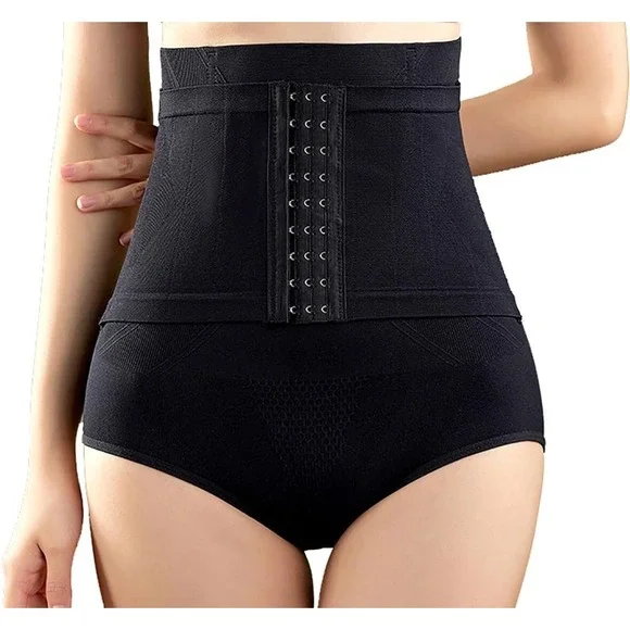 Shapewear Bodysuit High Waisted‎ Belly Tightening Shortss Breasted Shaping Sz XL