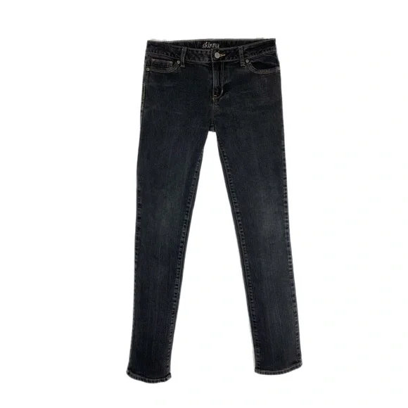 Old Navy Faded Black Denim Boys Skinny Jeans