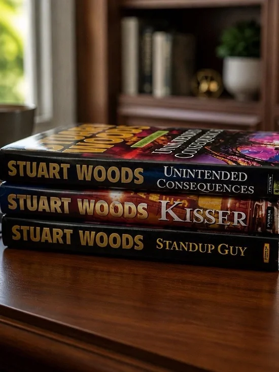 Hardcover Book Set - Black and Gold Spine Accents