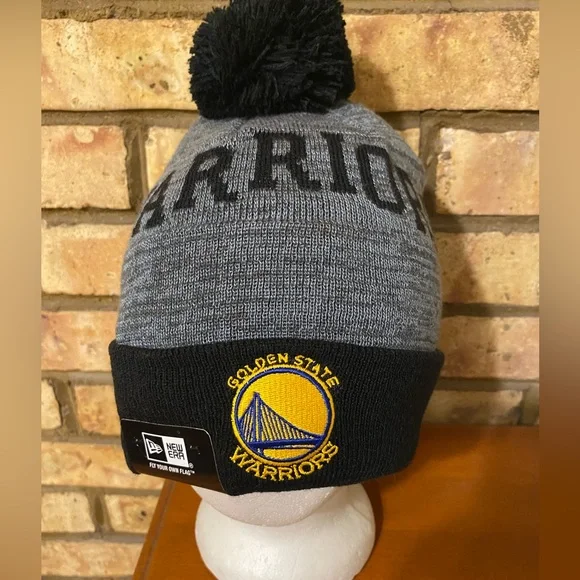NWT‎ New Era Golden State Warriors Fireside Knit Winter Hat OSFA