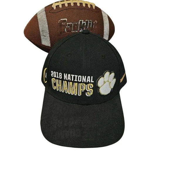 Y2K 2018 National Champions Clemson Tigers‎ Football Nike Team Locker Room Hat
