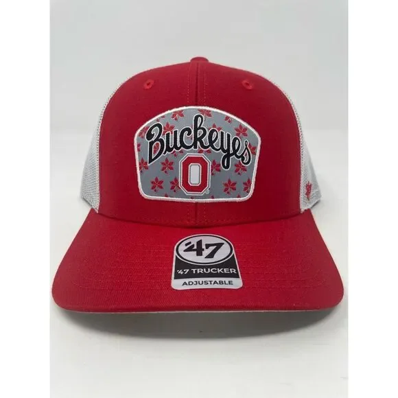 Ohio State‎ Buckeyes Hat 47 Brand Trucker Adjustable Snapback Cap NCAA Brand New