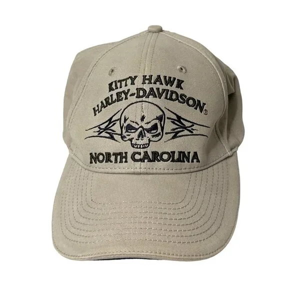 Harley Davidson beige Kitty Hawk ball cap