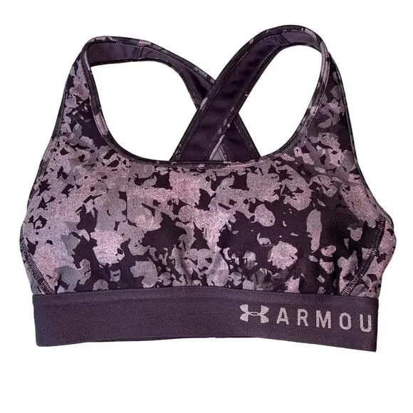 Under Armour Crossback Camo Splatter Sports Bra XS