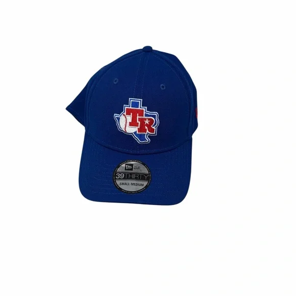 Texas Rangers New Era Logo Fitted Hat Cap‎