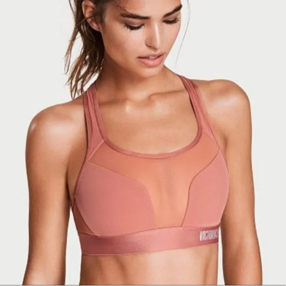 ❤️2/$18 Victoria’s Secret The Player Mesh Sports Bra S