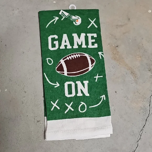Nwt 'Game On' Football Towel