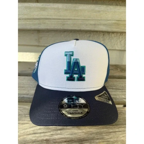 New Era 9FIFTY Los Angeles Dodgers 2025 World Series A-Frame Stretch Snap Hat