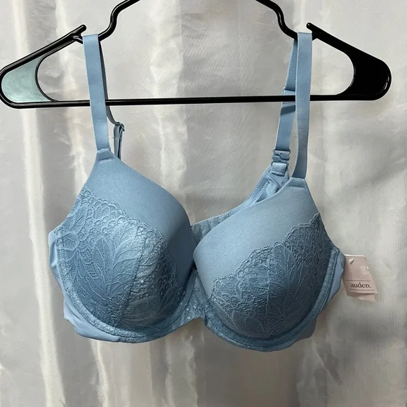 Blue Lace Underwire Bra 2316