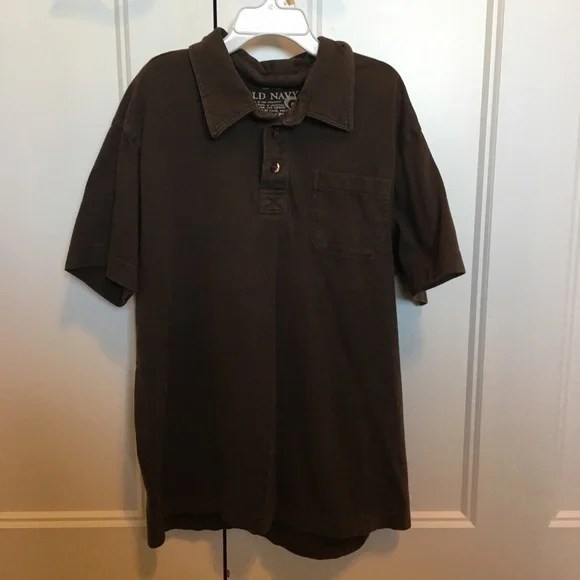 Boys size medium Brown  Old Navy polo shirt