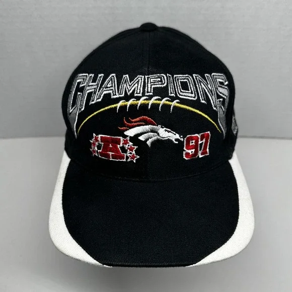 Vintage Denver Broncos Hat Cap Snap Back One Size NFL Sports Specialties 90s