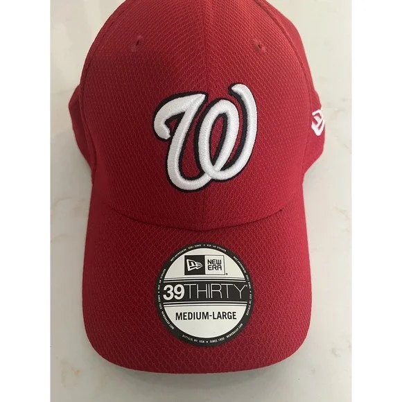 Washington Nationals New Era 39THIRTY MLB‎ Baseball Medium Large Hat M/L