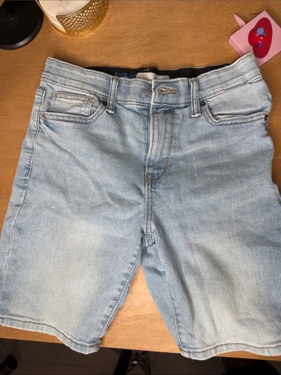 Old Navy Blue Jean Shorts size 14 Slim