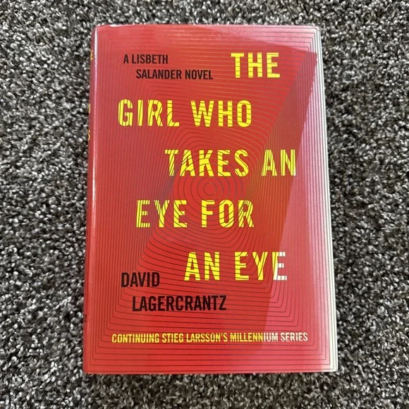 1st Edition GIRL WHO TAKES AN EYE FOR EYE David Lagercrantz Millennium‎ HC BOOK