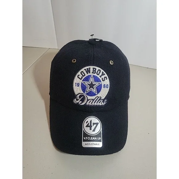 Dallas Cowboys '47 Brand Navy Blue Clean Up Adjustable Hat Stoney Clover Lane