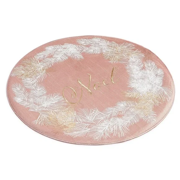 Blush Champagne Christmas Placemats Lot x 4