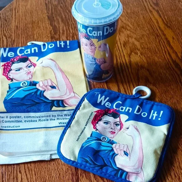 Rosie the Riveter Memorabilia- 3 pieces - New one with tag