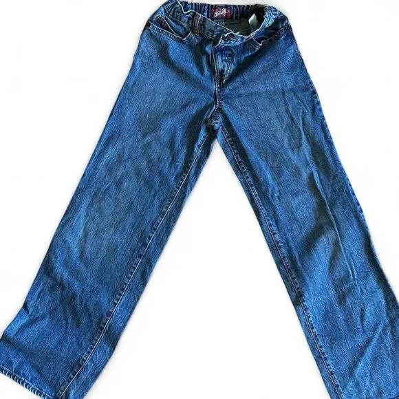 Old-navy boys Blue‎ jeans sz 16 adjustable waist retro