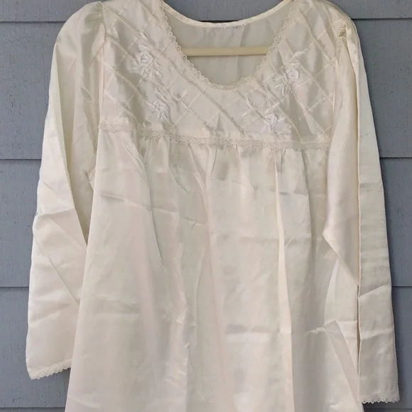 Vintage Satin Nightgown for Costume