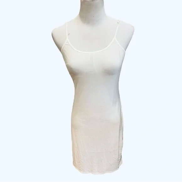 Vintage 80s Olga Off White Chemise Slip Nightie 36 M Lingerie